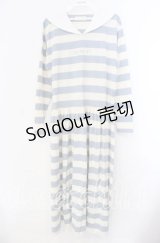 pa.se.ri. / ボーダーセーラーワンピース  オフ×サックス O-25-11-17-034-LO-OP-IG-ZT476