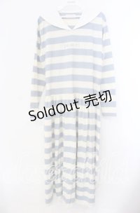 pa.se.ri. / ボーダーセーラーワンピース  オフ×サックス O-25-11-17-034-LO-OP-IG-ZT476