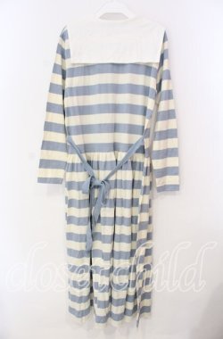 画像2: pa.se.ri. / ボーダーセーラーワンピース  オフ×サックス O-25-11-17-034-LO-OP-IG-OS