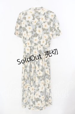 画像3: INGEBORG / いぬばらプリントワンピース  ブルー O-25-11-17-037-LO-OP-IG-OS