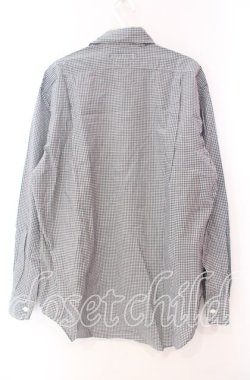 画像3: Karl Helmut / チェックワッペンシャツ  クロ×シロ O-25-11-17-042-EL-BL-IG-OS