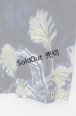 画像3: Karl Helmut / 餅つきうさぎアロハシャツ  ネイビー O-25-11-17-044-EL-BL-IG-ZT449