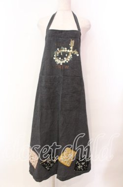 画像1: KETTY / パッチワークエプロン  グレー O-25-11-17-004-EL-OP-IG-OS