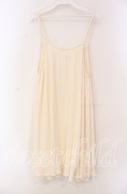 画像3: axes femme / カットプリーツキャミチュニ  アイボリー O-25-11-17-050-AX-OP-IG-OS