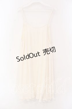 画像3: axes femme / カットプリーツキャミチュニ  アイボリー O-25-11-17-050-AX-OP-IG-OS