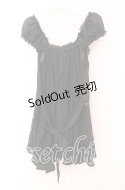 画像3: axes femme / ビスチェ風ノースリブラウス  クロ O-25-11-17-055-AX-TO-IG-OS