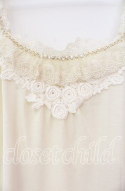 画像2: axes femme / ブレード配色キャミソール  オフ O-25-11-17-056-AX-TO-IG-OS