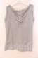 画像1: axes femme / ギャザーコットンタンク  グレー O-25-11-17-057-AX-TO-IG-OS (1)