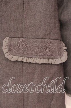 画像2: axes femme / マニッシュロングジャケット  グレー O-25-11-17-060-AX-JA-IG-OS