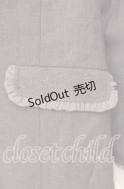 画像2: axes femme / マニッシュロングジャケット  グレー O-25-11-17-060-AX-JA-IG-OS