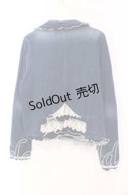 画像3: axes femme / デニム風ライダースジャケット  インディゴ O-25-11-17-062-AX-JA-IG-OS