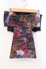 Qutie Frash / 花魁帯コルセット  パープル O-25-11-17-1001-QU-TO-OW-ZT222