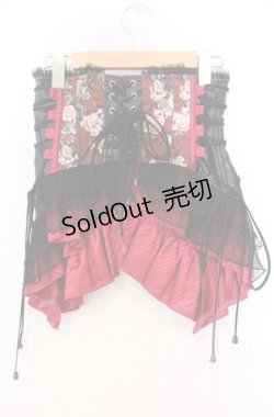 画像3: Qutie Frash / 和柄コルセット  レッド O-25-11-17-1003-QU-TO-OW-ZT213