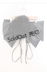 Qutie Frash / 薔薇リボンコルセット  ブラック O-25-11-17-1004-QU-TO-IG-OS