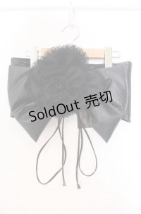 Qutie Frash / 薔薇リボンコルセット  ブラック O-25-11-17-1004-QU-TO-IG-OS