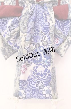 画像2: Qutie Frash / 花魁帯コルセット  ブルー O-25-11-17-1005-QU-TO-OW-ZT213