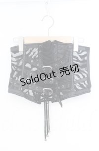 Qutie Frash / ベルトコルセット  ブラック O-25-11-17-1012-QU-TO-IG-OS