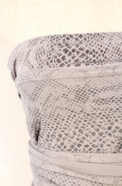 画像2: Qutie Frash / パイソンサラシトップス  グレー O-25-11-17-1014-QU-TO-IG-ZT095