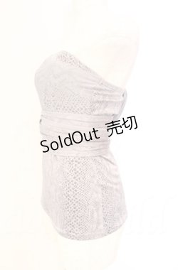 画像3: 【SALE】Qutie Frash / パイソンサラシトップス  グレー O-25-11-17-1014-QU-TO-IG-ZT095