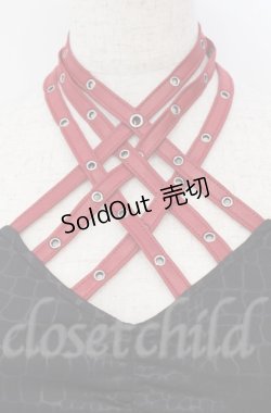 画像2: Qutie Frash / クロスキャミ【旧タグ】  ブラック×レッド O-25-11-17-1015-QU-TO-IG-OS