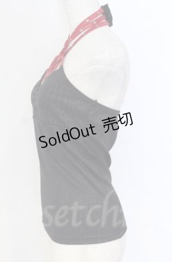 画像3: Qutie Frash / クロスキャミ【旧タグ】  ブラック×レッド O-25-11-17-1015-QU-TO-IG-OS