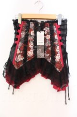Qutie Frash / 和柄コルセット  レッド O-25-11-17-1003-QU-TO-OW-ZT213