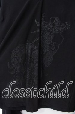 画像2: Qutie Frash / クロス着物T  ブラック O-25-11-17-068-QU-TO-IG-OS