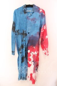 h.NAOTO / タイダイガーゼジャケット  ブルーピンク O-25-11-17-070-HN-JA-IG-OS