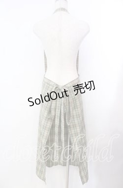 画像3: WONDERFUL WORLD / チェックエプロン  グリーン O-25-11-17-006-LO-ZA-IG-ZI
