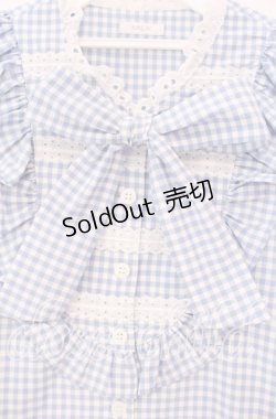 画像2: MILK / Poupeeワンピース  サックスギンガム O-25-11-17-071-ML-OP-OW-ZT320