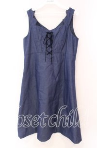 MILK / デニム Doll ワンピース  ブルーデニム O-25-11-17-072-ML-OP-OW-OS