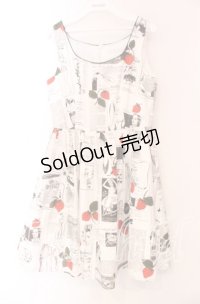 MILK / ビューティーニュースワンピース  ホワイトニュース O-25-11-17-078-ML-OP-OW-OS