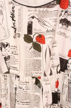 画像2: MILK / ビューティーニュースワンピース  ホワイトニュース O-25-11-17-078-ML-OP-OW-OS