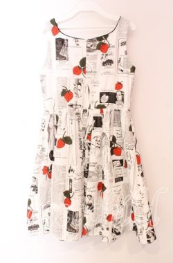 画像3: MILK / ビューティーニュースワンピース  ホワイトニュース O-25-11-17-078-ML-OP-OW-OS