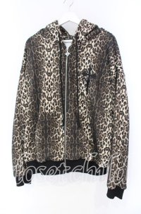 REFLEM / アニマルクロス刺繍ZIPパーカー F ブラウン O-25-11-17-080-PU-TO-OW-OS