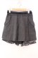 画像1: axes femme / チェック柄フレアキュロット  グレー O-25-11-17-011-AX-PA-IG-OS (1)