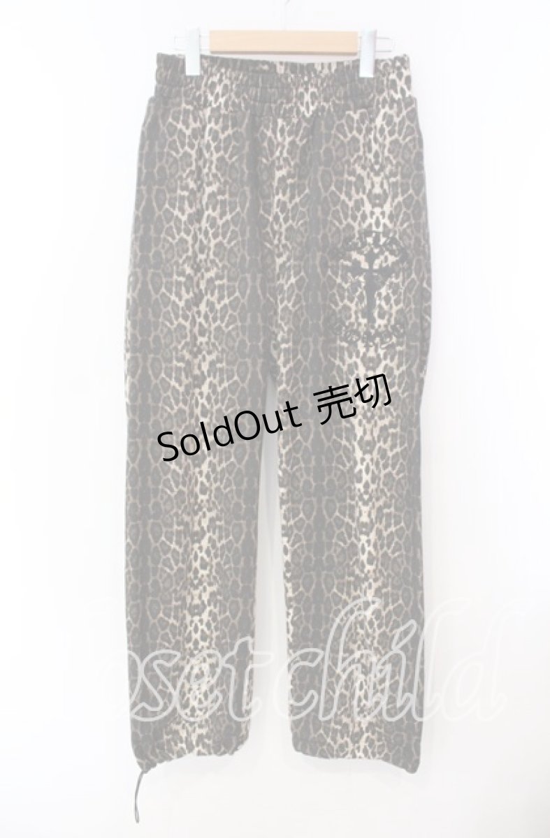 画像1: REFLEM / アニマルクロス刺繍スウェットパンツ F ブラウン O-25-11-17-015-PU-PA-OW-ZT359 (1)