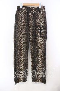 REFLEM / アニマルクロス刺繍スウェットパンツ F ブラウン O-25-11-17-015-PU-PA-OW-OS