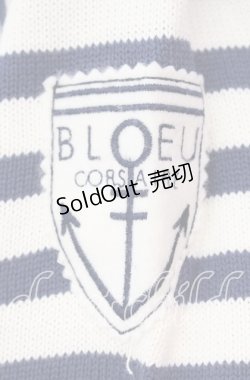 画像3: KETTY / 帽子ブローチボーダーセーラーカーディガン  アイボリー×ネイビー O-25-11-17-017-EL-TO-IG-OS