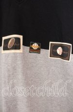 画像2: 【SALE】Karl Helmut / スポーツパッチビッグTシャツ  ブラック×グレー O-25-11-17-018-EL-TO-IG-ZT446 (2)