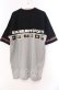 画像3: Karl Helmut / スポーツパッチビッグTシャツ  ブラック×グレー O-25-11-17-018-EL-TO-IG-OS (3)