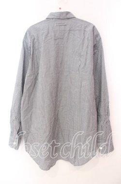 画像3: Karl Helmut / チェックワッペンシャツ  クロ×シロ O-25-11-17-019-EL-BL-IG-OS