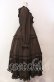 画像3: axes femme kawaii / クラシカルフリルロングワンピ M ブラウン O-25-11-17-002-AX-OP-OW-OS (3)