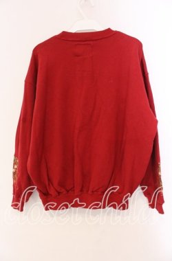 画像3: KETTY / ブーケ刺繍トレーナー  アカ O-25-11-17-023-EL-TO-IG-OS