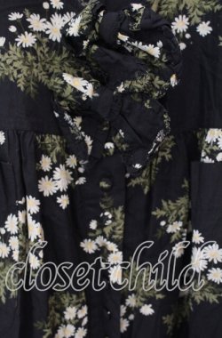 画像2: pa.se.ri. / フラワー柄ジャンパースカート  クロ O-25-11-17-024-LO-OP-IG-OS