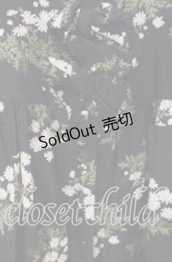 画像2: pa.se.ri. / フラワー柄ジャンパースカート  クロ O-25-11-17-024-LO-OP-IG-OS