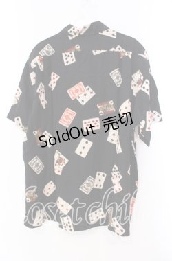 画像3: Karl Helmut / トランプ柄シャツ  クロ O-25-11-17-028-EL-BL-IG-OS