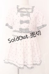 Ank Rouge / ハートドットＸ千鳥セットアップ M ピンク O-25-11-17-003-CA-PA-OW-OS