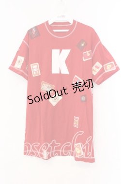 画像1: Karl Helmut / ワッペンKロゴTシャツ  アカ O-25-11-17-030-EL-TS-IG-ZI