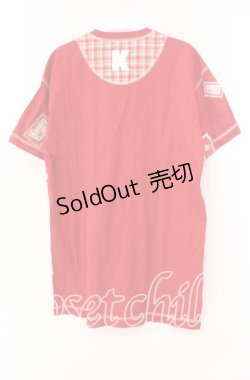 画像2: Karl Helmut / ワッペンKロゴTシャツ  アカ O-25-11-17-030-EL-TS-IG-ZI